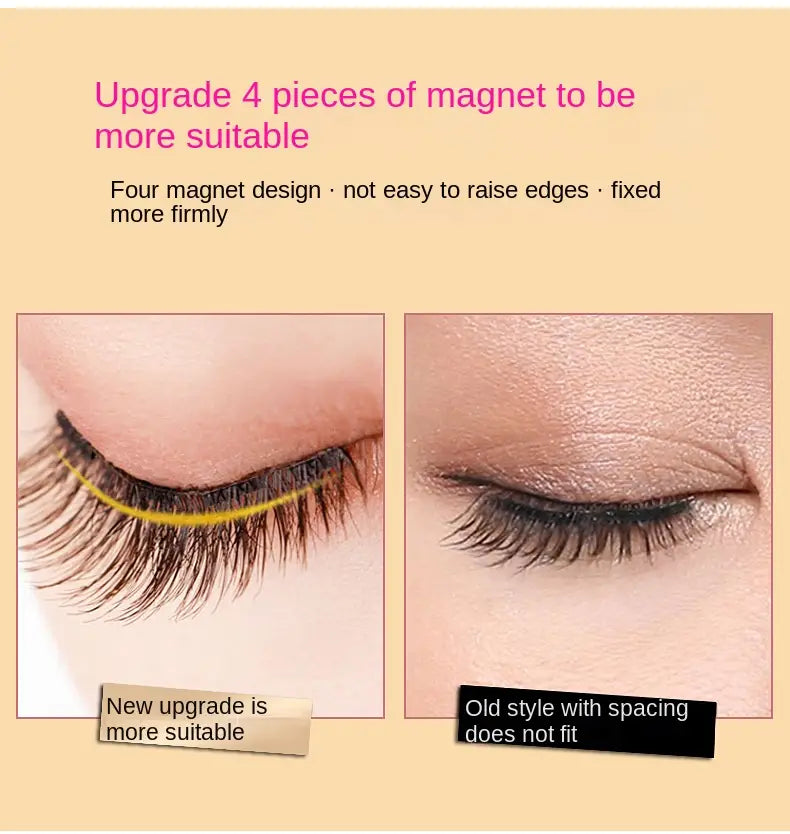 3D Mink False Eyelashes with Magnetic Tweezers - Reusable