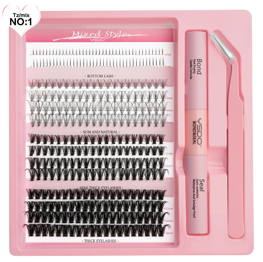 Thick False Eyelashes Set