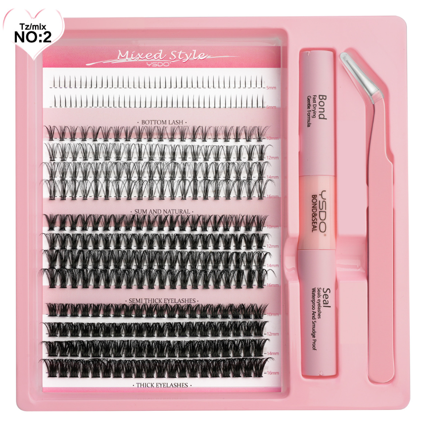 VA Beauty Thick False Eyelashes Set – Full Volume Mix