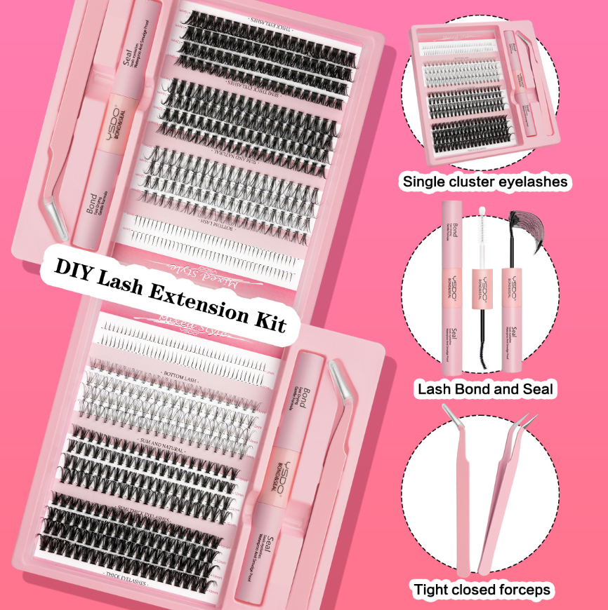 Thick False Eyelashes Set