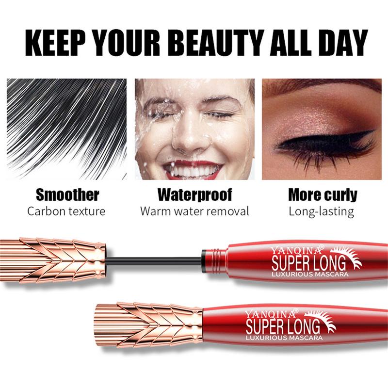Waterproof Anti-Sweat Mascara for Natural Eyelashes