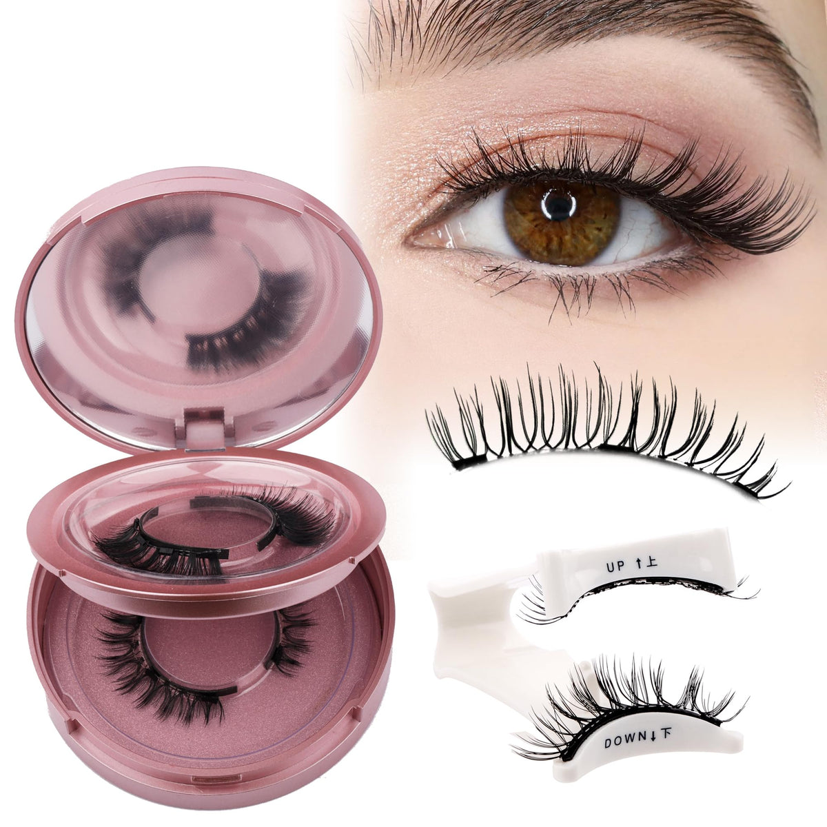 Magnetic Lash Kit with Applicator – 2 Pairs