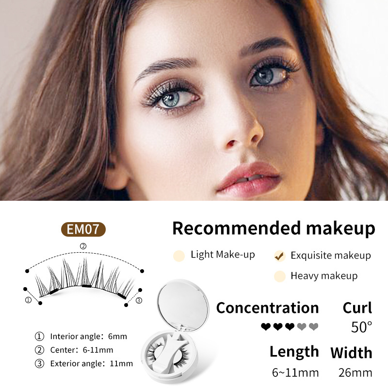VA Beauty Magnetic False Eyelashes with Storage Box – Glue-Free, Reusable